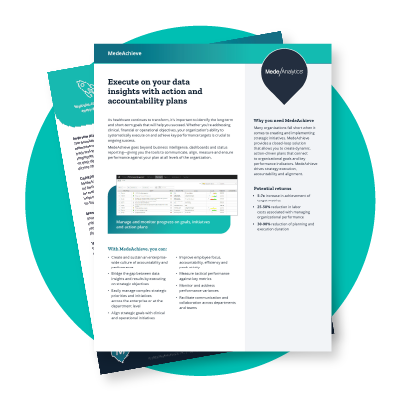 MedeAchieve Datasheet.Execute on your data insights with action and accountability plans.